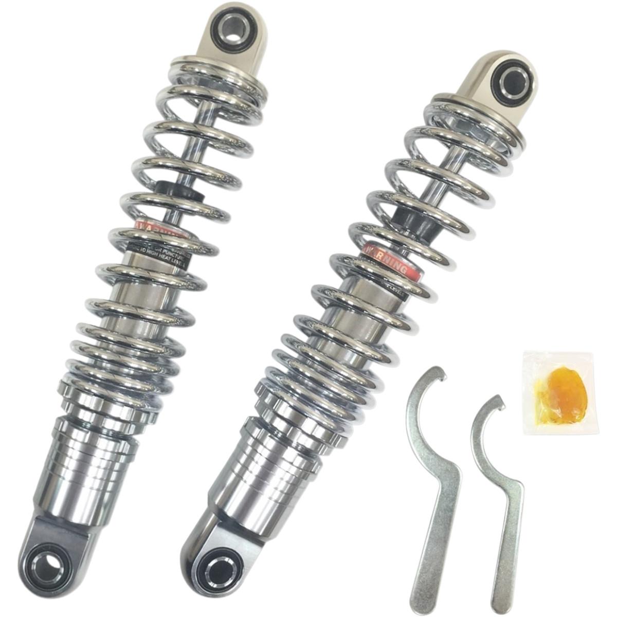 ammortizzatori posteriore  harley davdson 330mm  13" CROMATI drag specialts FLHT/FLHR/FLHX/FLTR 99/2020