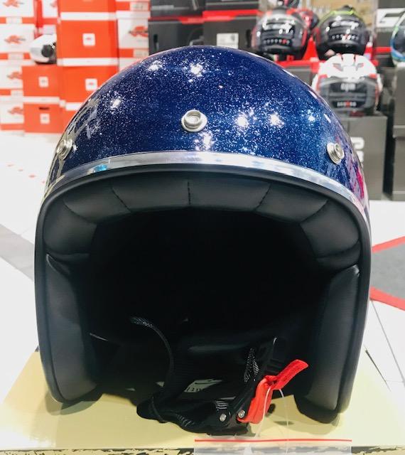 Casco jet modello   vintage / retro  storm  casco vintage retro