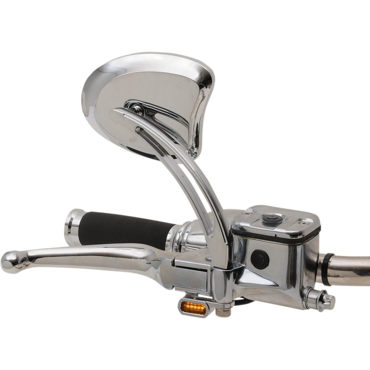 Frecce anteriore led  in alluminio  cromati lente fume  drag specialts  Sportster xl 883 -1200 dal 04/2020