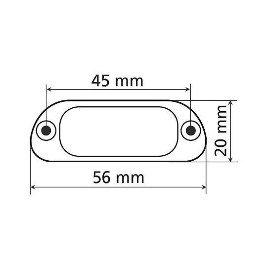luce targa a led   generico  Honda integra 750 201/2020