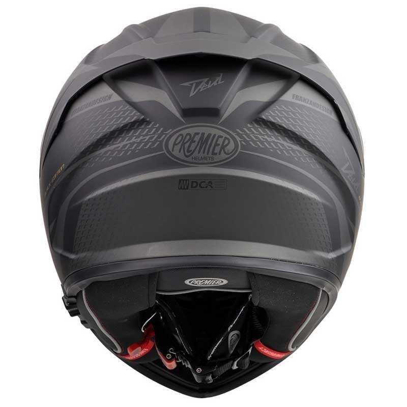 Casco integrale in fibra di carbonio e aramidica  Premier  Devil pr 9be bm