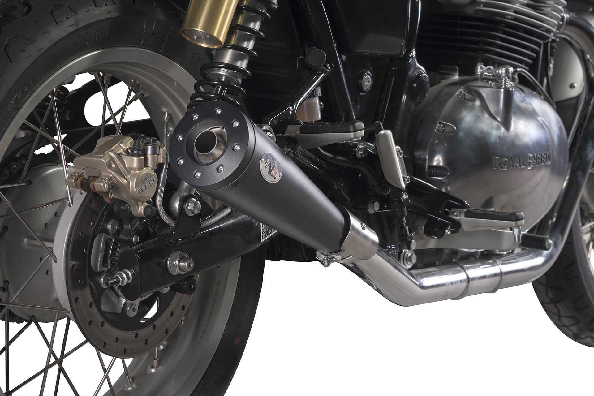 Scarico slip-on Royal Enfield OMOLOGATO V-PERFORMANCE Coppia scarichi  Slip-on Royal Enfield intercptor & continental gt