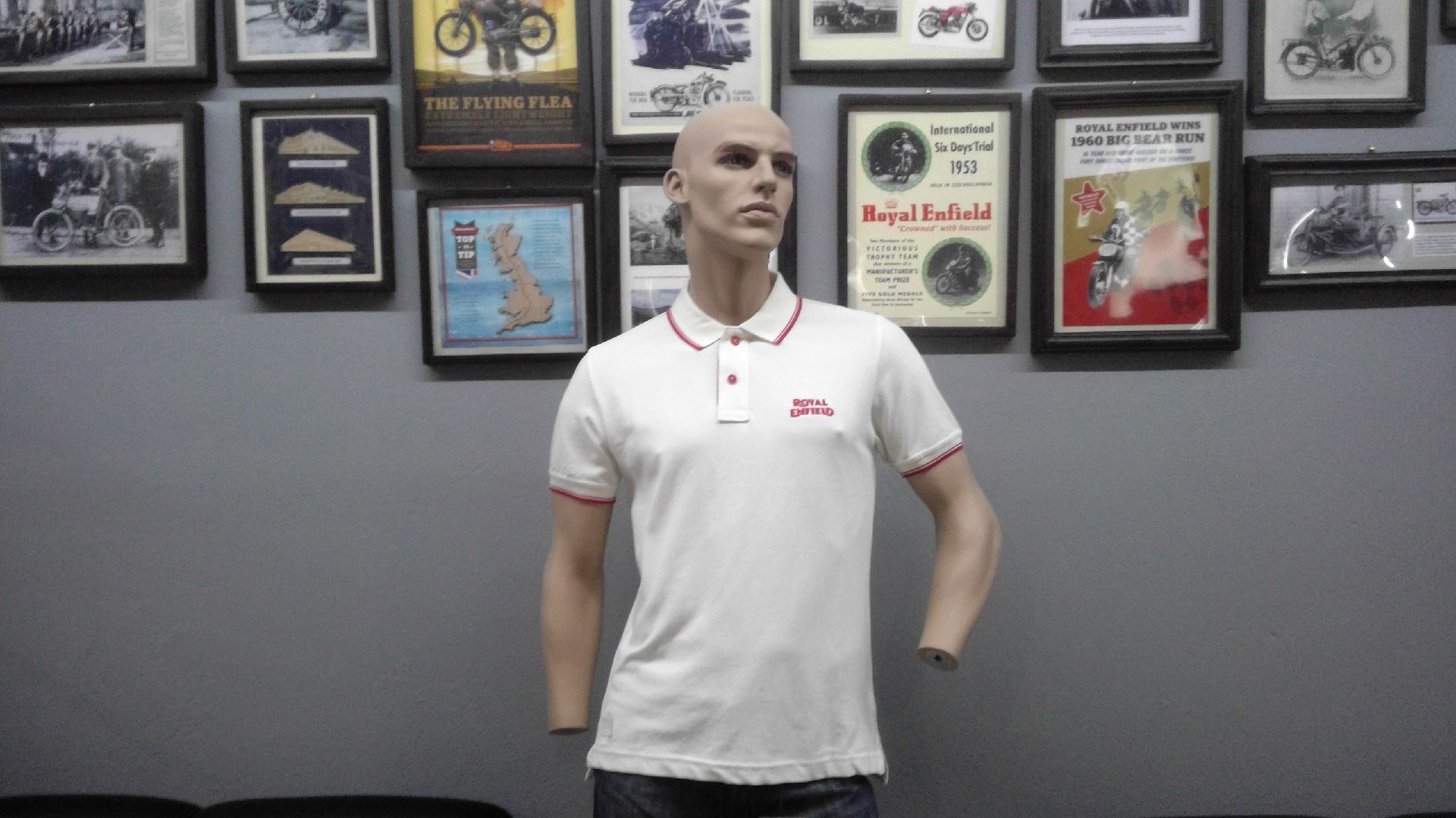 Polo uomo manica corta Royal Enfield uniform white