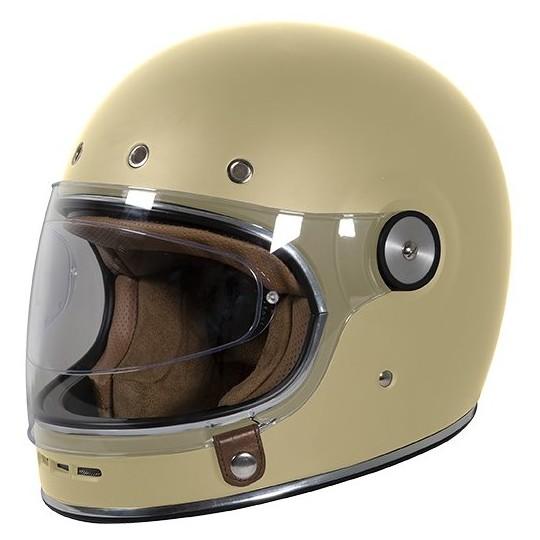 Casco Integrale Vintage Moto - Stile Retro, Omologato ECE/DOT, Per Scooter E Cafe Racer