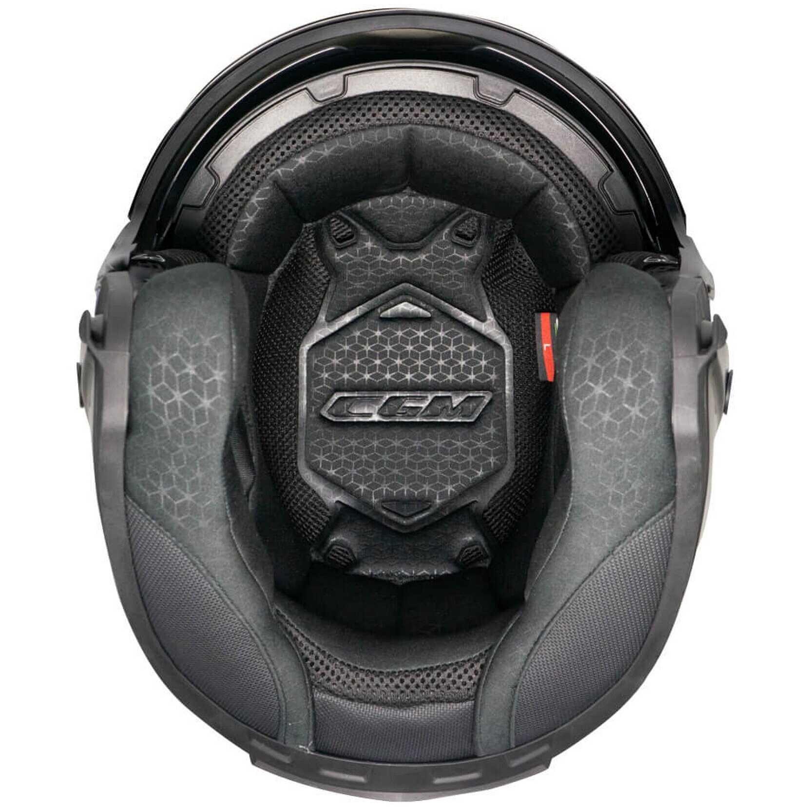 casco jet con visiera lunga e visiera parasole CGM 127A DEEP