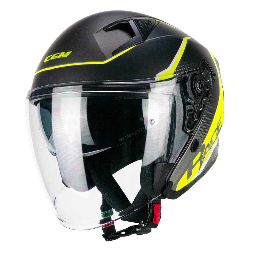 casco jet con visiera lunga e visiera parasole CGM 127A DEEP