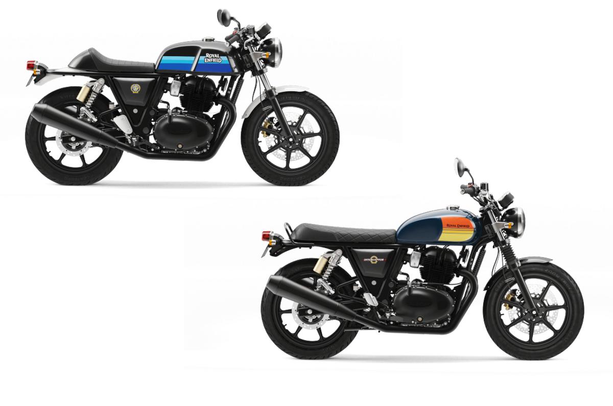 Royal Enfield continental  gt  650 Royal Enfield slipstream blue