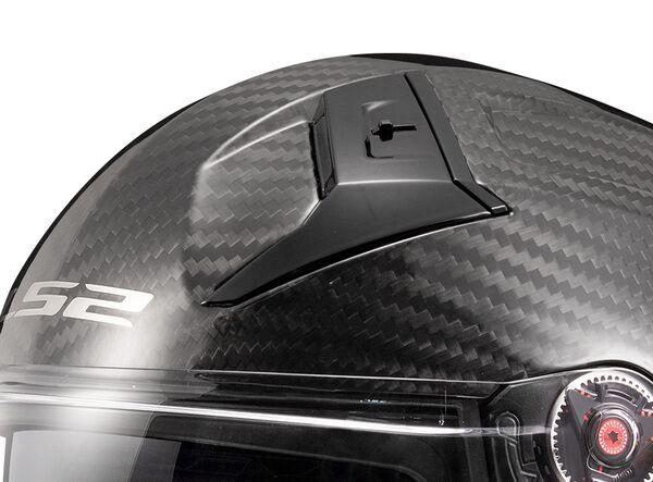 CASCO JET IN CARBONIO LS2 LS2 OF603 INFINITY II CARBON