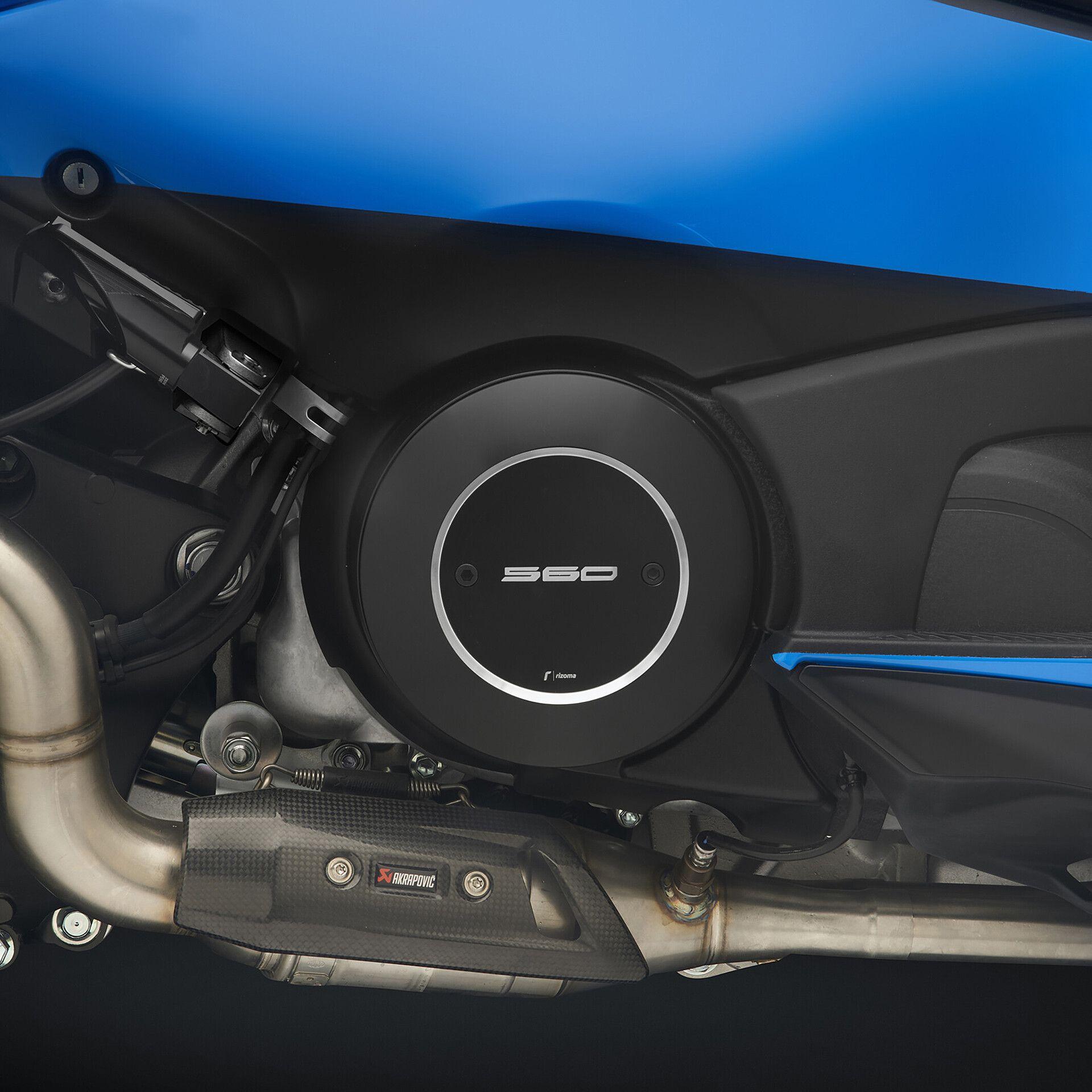Cover carter destra in alluminio per t-max 2022-2024 RIZOMA