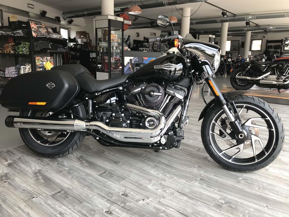 Scarico marmitta slip-on sonorità  variabile  omologato euro 5   diametro 100 Harley Davidson MCJ Harley Davidson sport glide euro 5 dal 2021 up