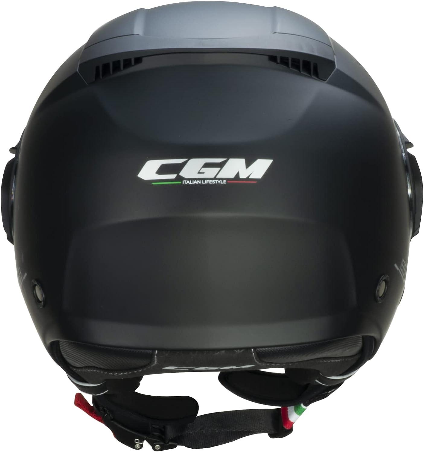 Casco get  openface doppia visiera cgm Illi  mono