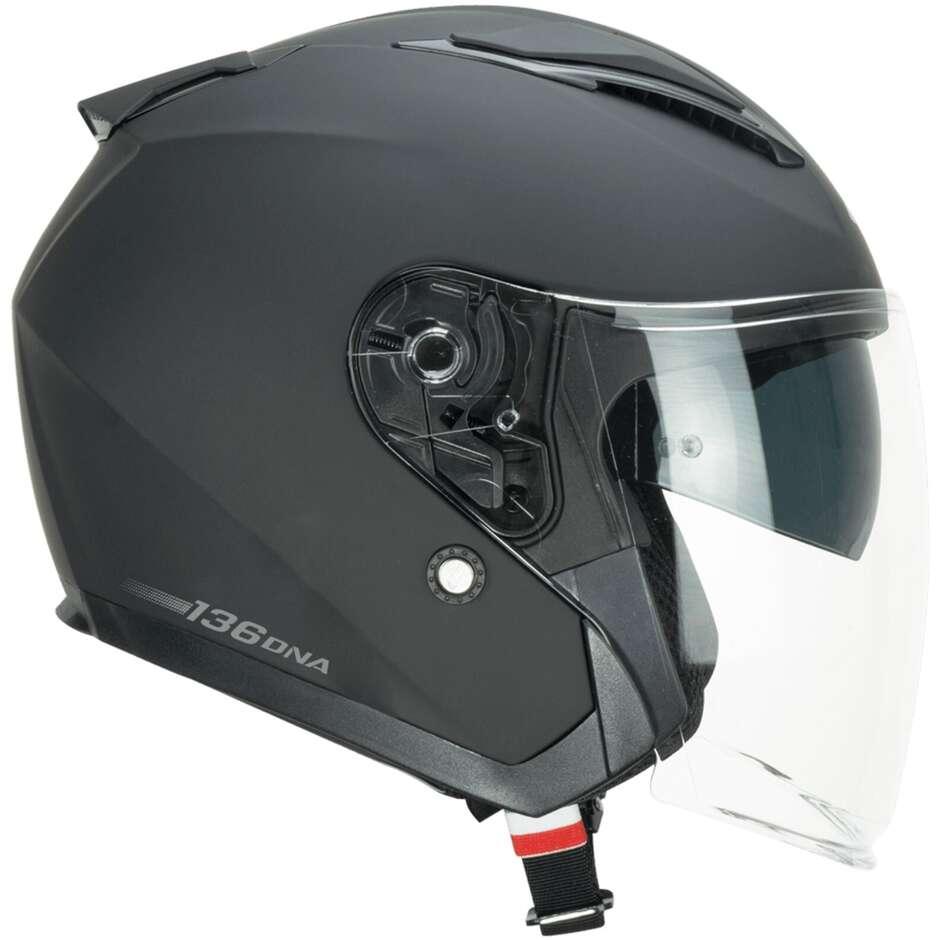 Casco Moto Jet CGM 136A DNA MONO Nero opaco cgm DNA MONO