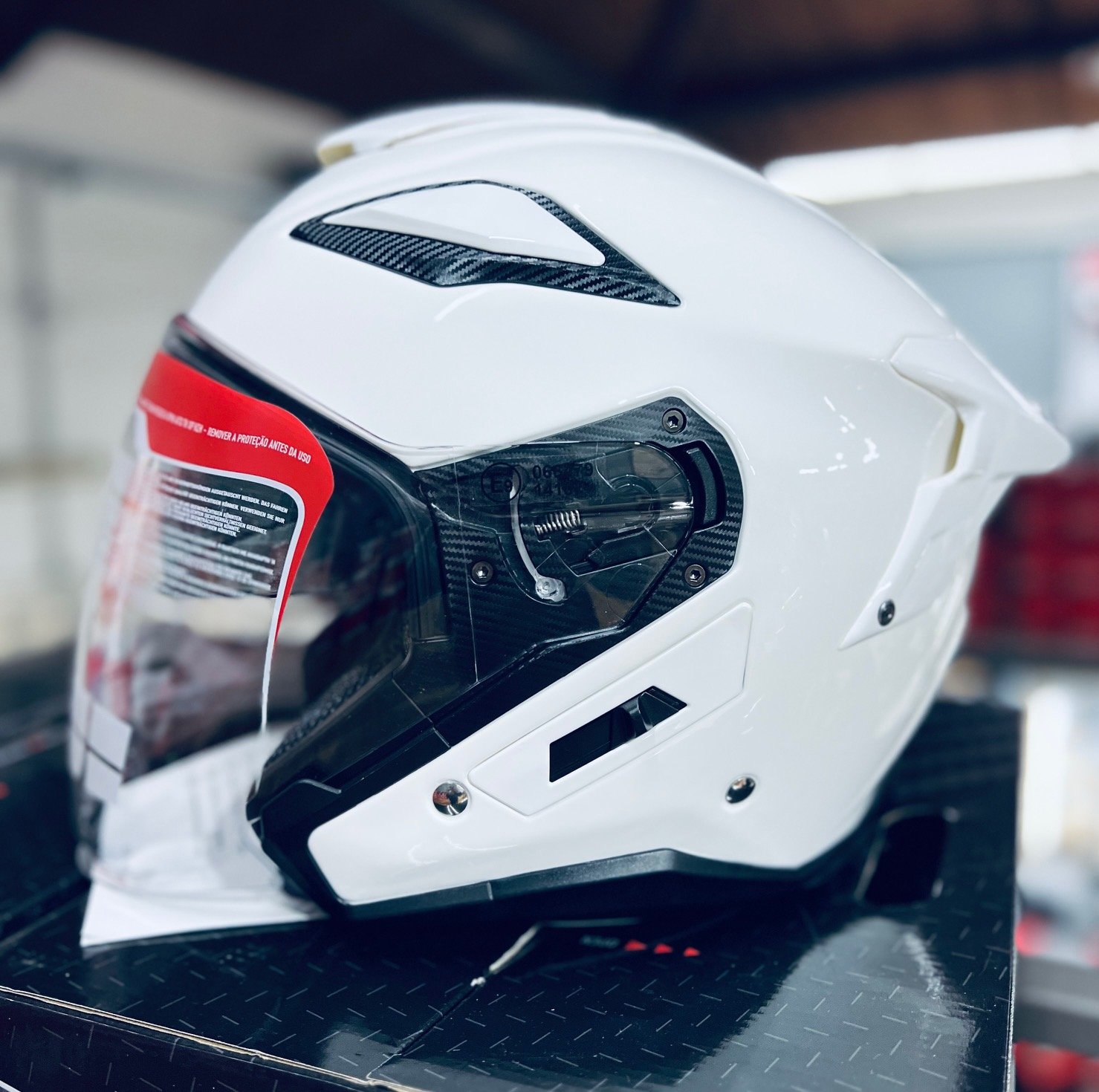 CASCO JET FIBRA X29 BIANCO LUCIDO GIVI X29 BASIC