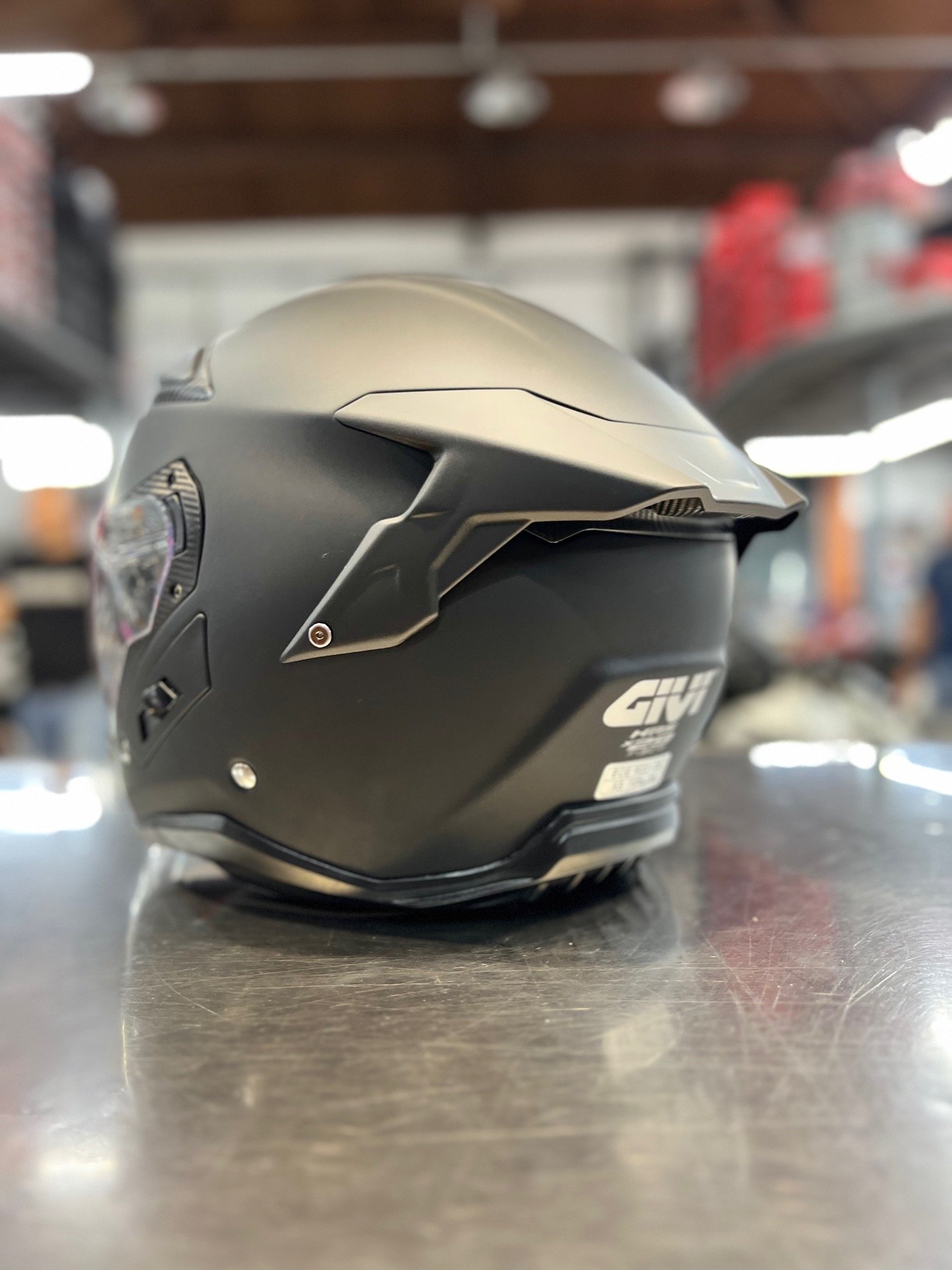CASCO JET FIBRA X29 GIVI X29 BASIC NERO OPACO