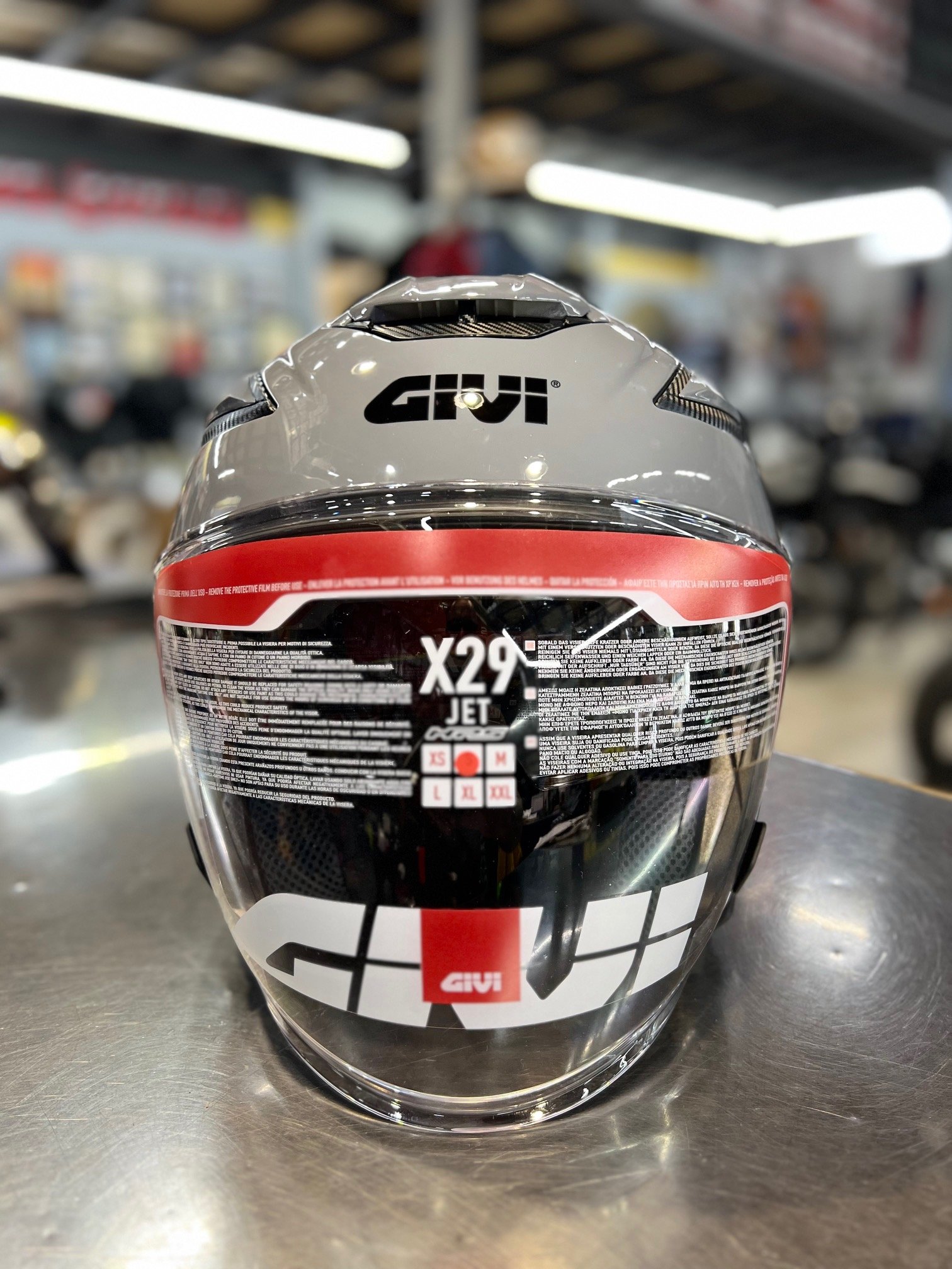 Casco jet GIVI X29 BASIC GRIGGIO