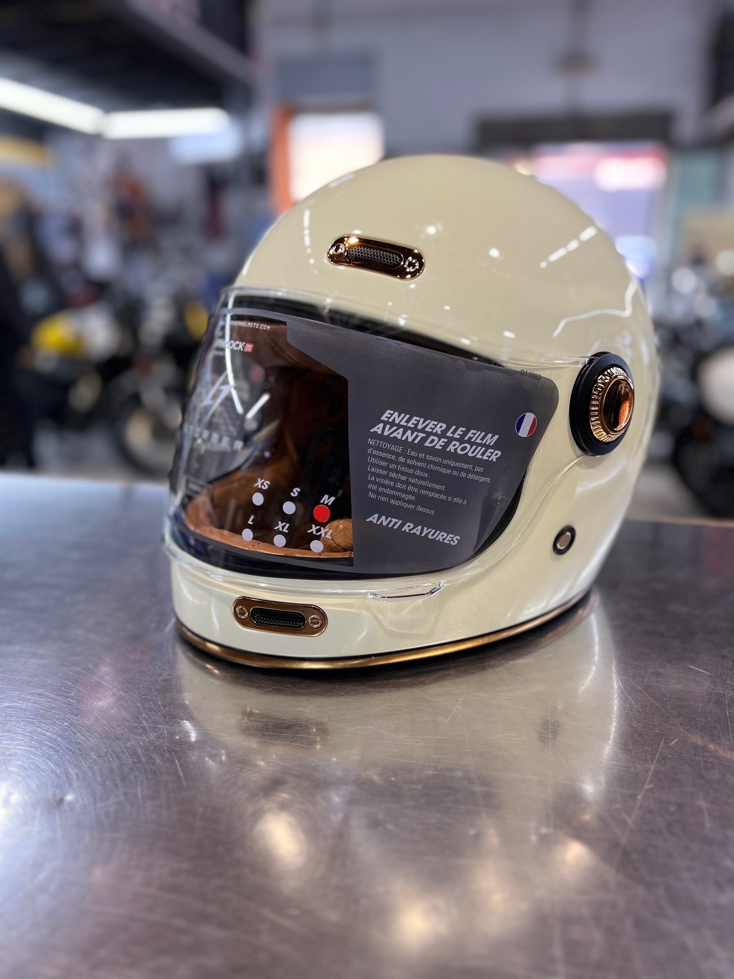 Casco integrale vintage retro stormer vintage