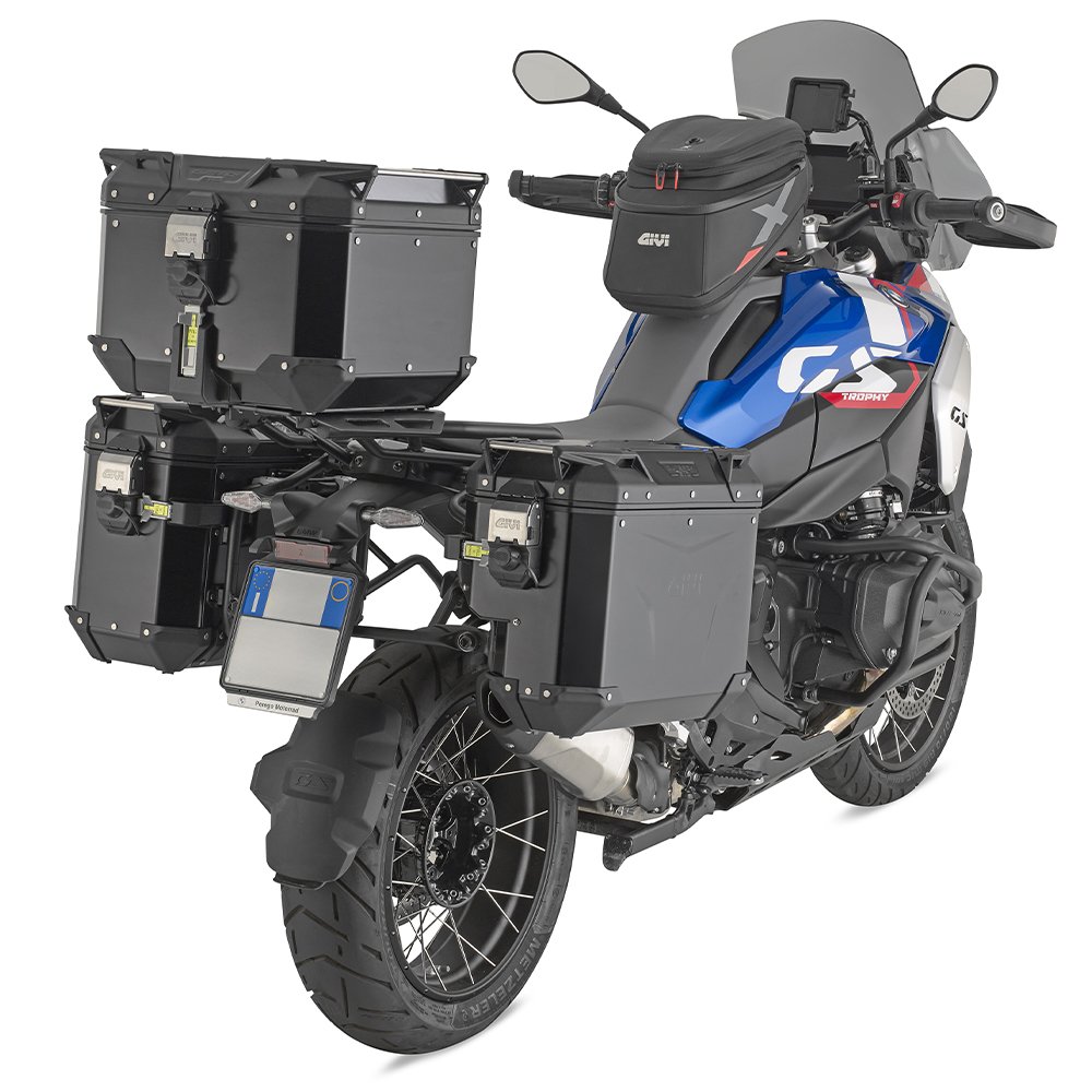 Bauletto valige  per moto in alluminio givi givi TREKKER OUTBACK EVO 42 LT