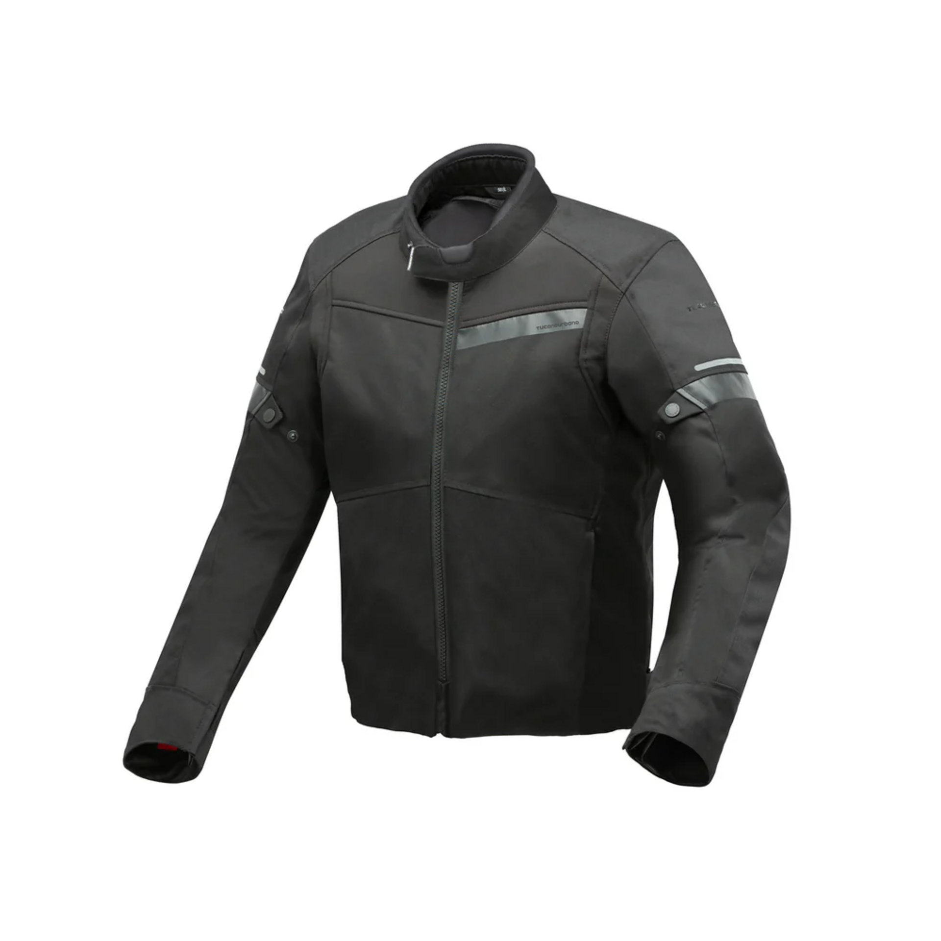 MDM Giacca Moto Uomo Tessuto Antivento Impermeabile Con Protezioni Rimovibili - Nero/Marrone, Taglia XL