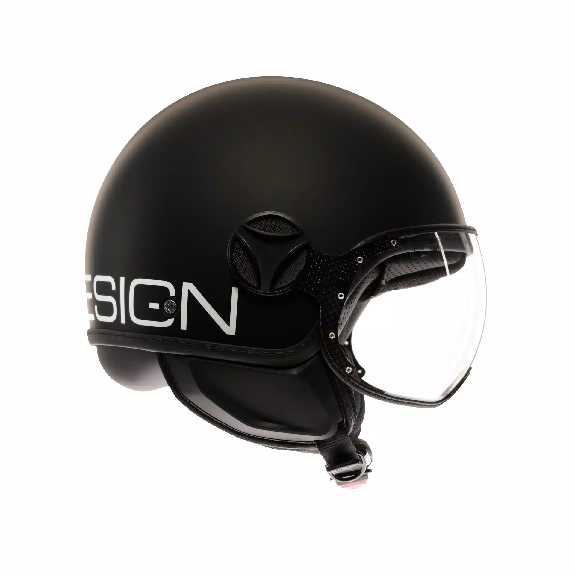 CASCO JET MOMODESIGN MOMODESIGN CLASSIC NERO OPACO / BIANCO