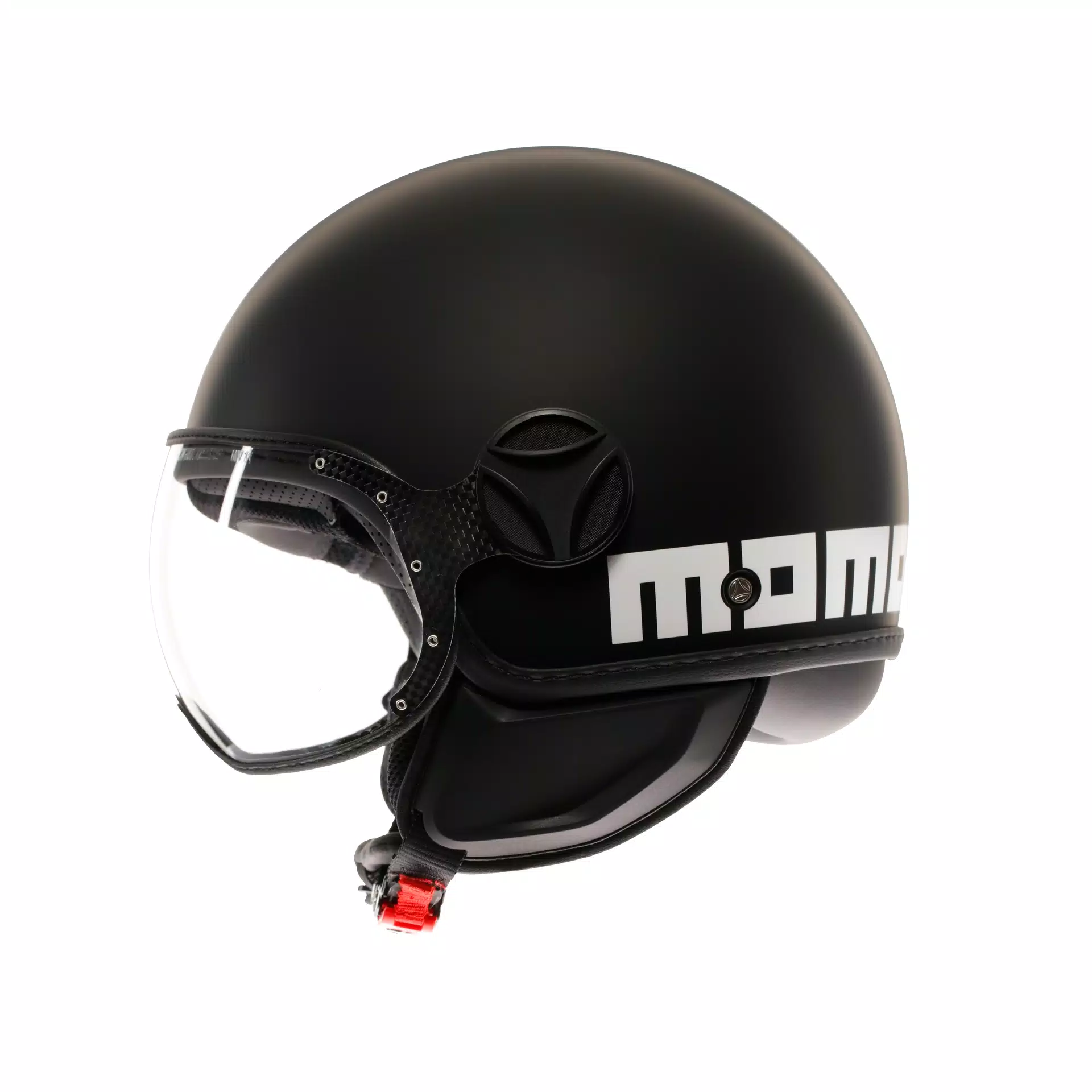 CASCO JET MOMODESIGN MOMODESIGN CLASSIC NERO OPACO / BIANCO