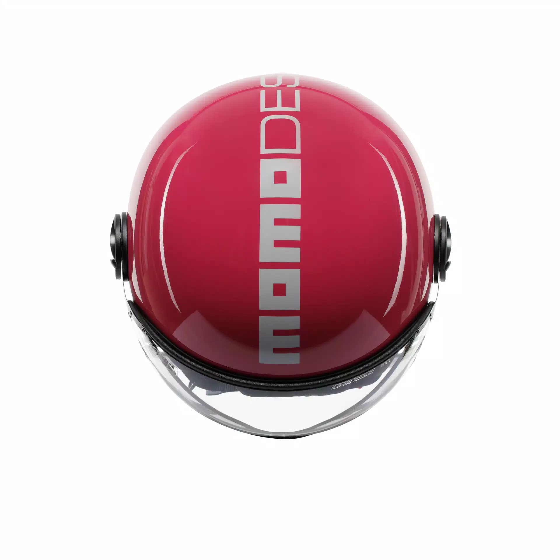 casco Momodesign MOMODESIGN FGTR CLASSIC CANDY FUCSIA / BIANCO - CASCO JET CON VISIERA E2206