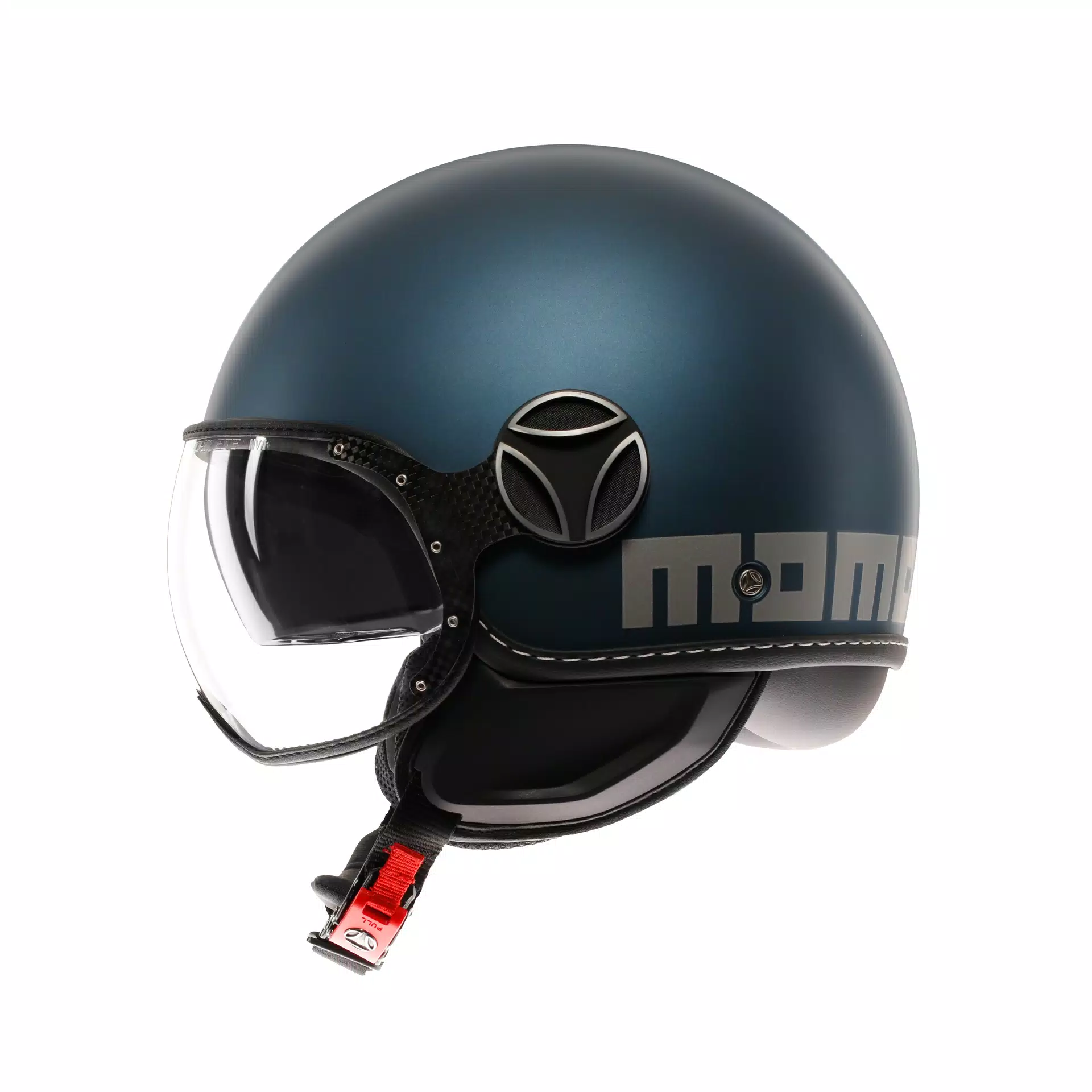 casco Momodesign  Jet con doppia visiera MOMODESIGN FGTR EVO AVIO OPACO / ARGENTO - CASCO JET CON DOPPIA VISIERA