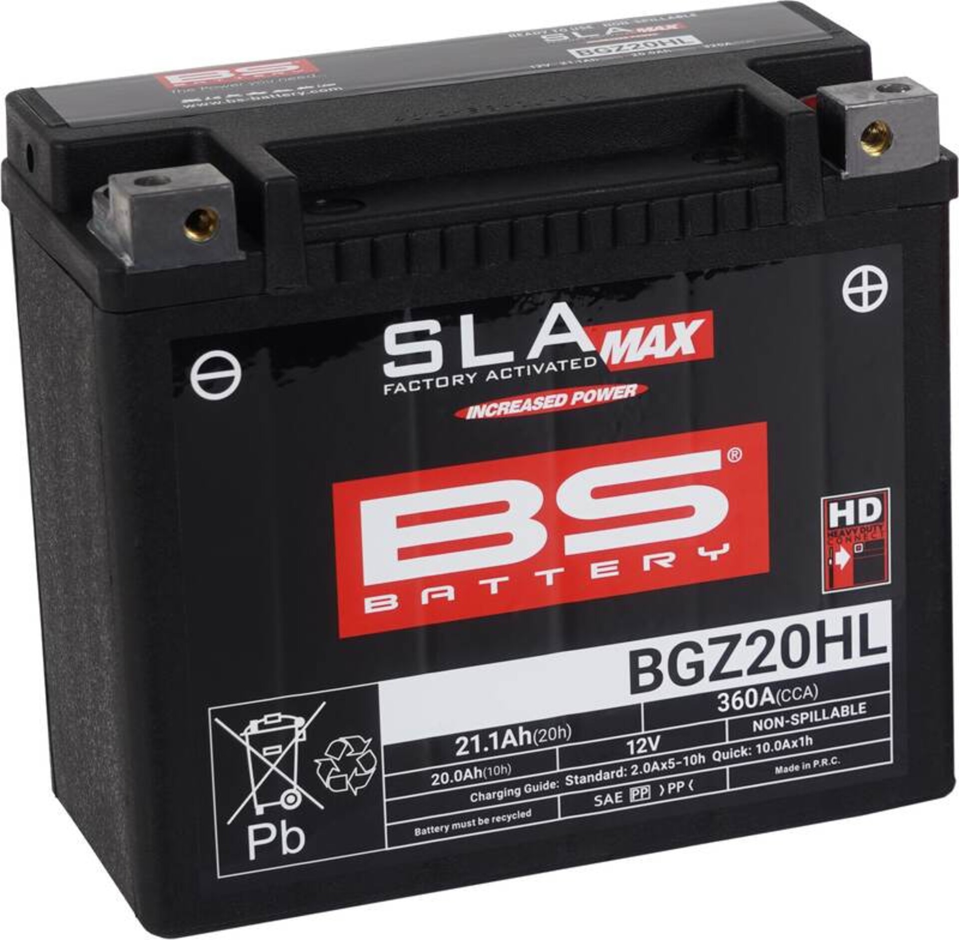 BATTERIA HARLEY   SLA BGZ20HL MAX SLA SOFTAIL DAL 96  AL 2026 E FXD DAL 95 AL 2023 XL SPORTSTER 91-2003
