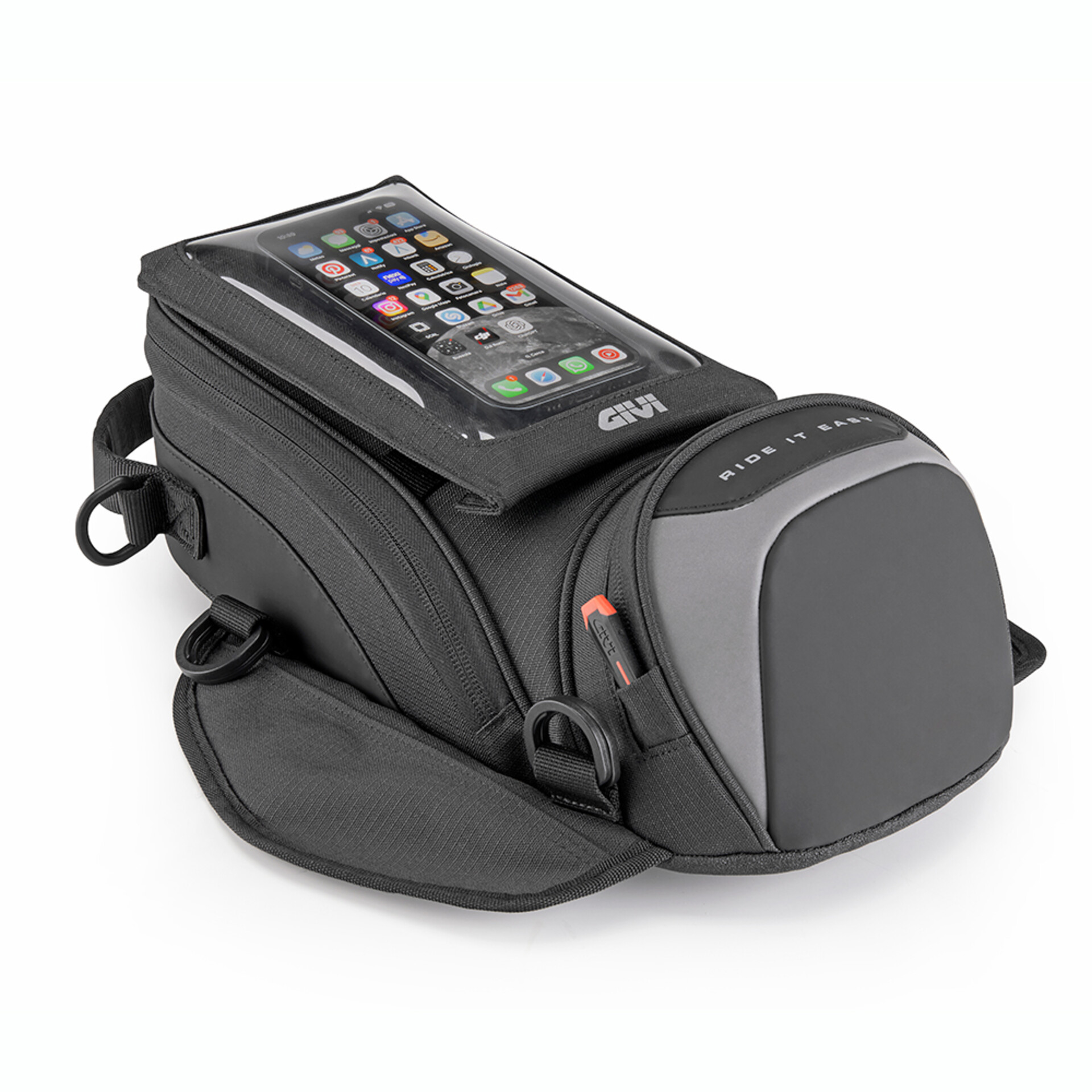 Borsa da serbatoio magnetica estensibile GIVI EASY02 Borsa da serbatoio Easy-T, 6 litri