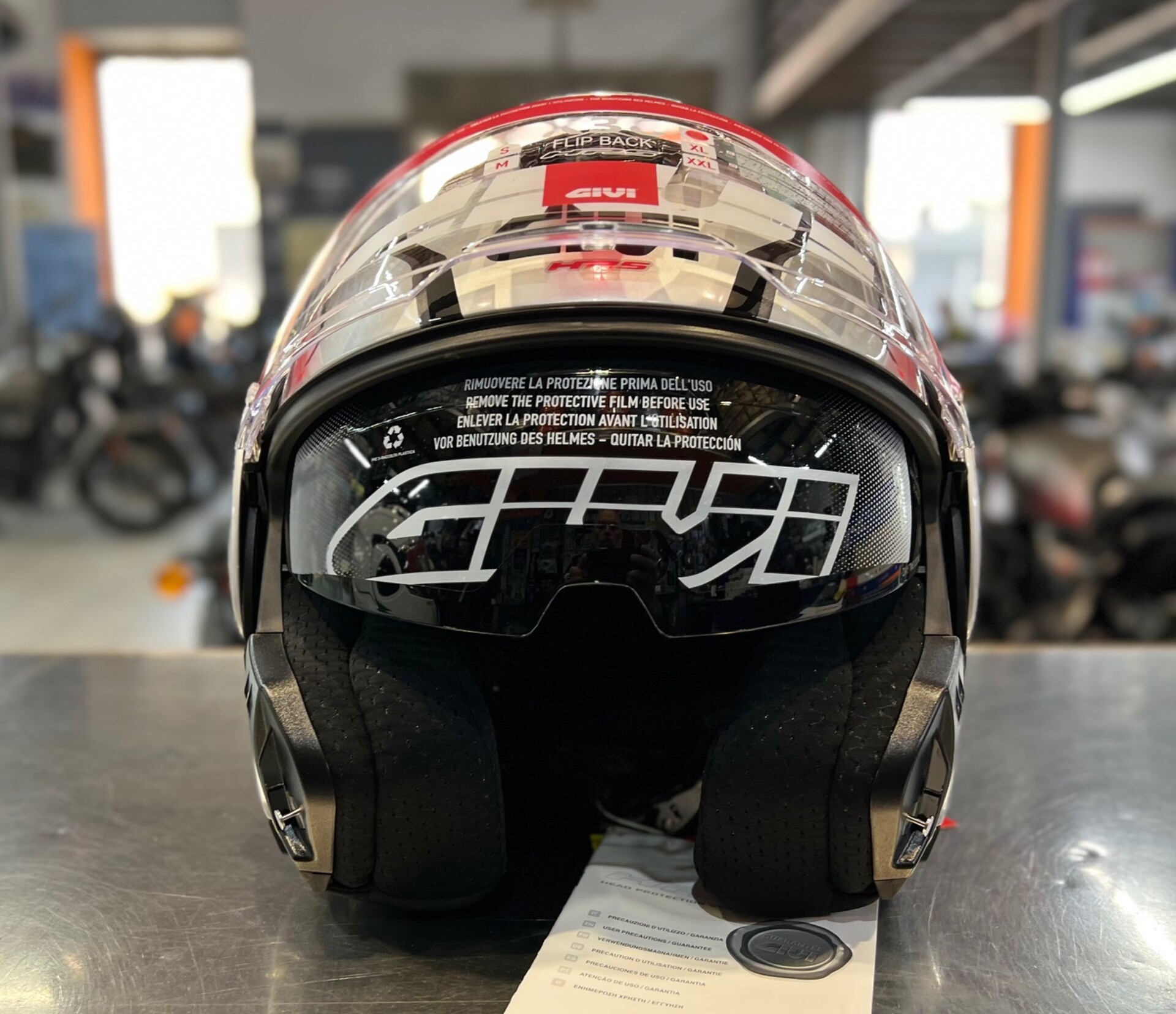 Casco modulare convertibile givi X36 FIBER PULSE