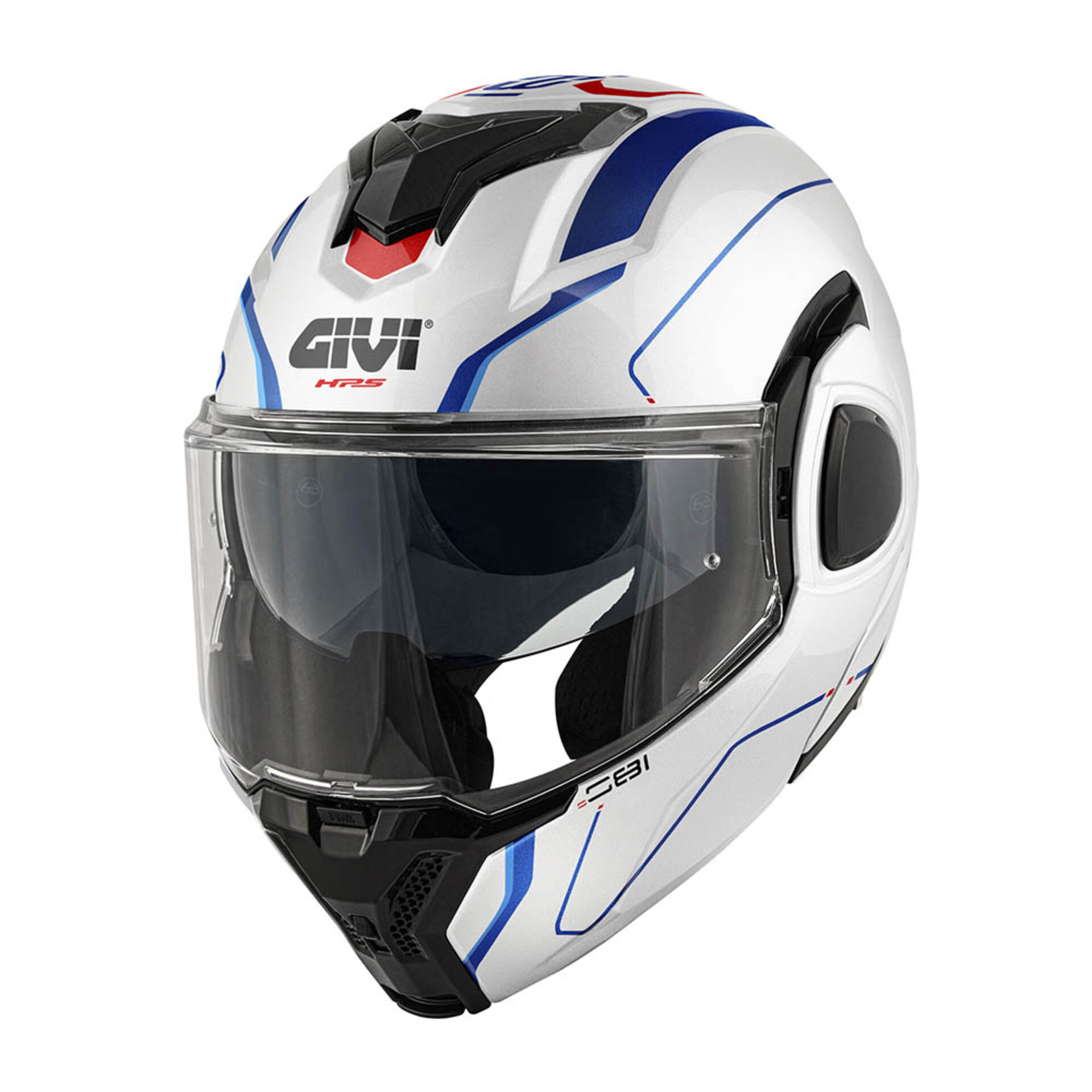 Casco modulare convertibile GIVI newX36 FIBER PULSE Casco modulare in fibra di vetro