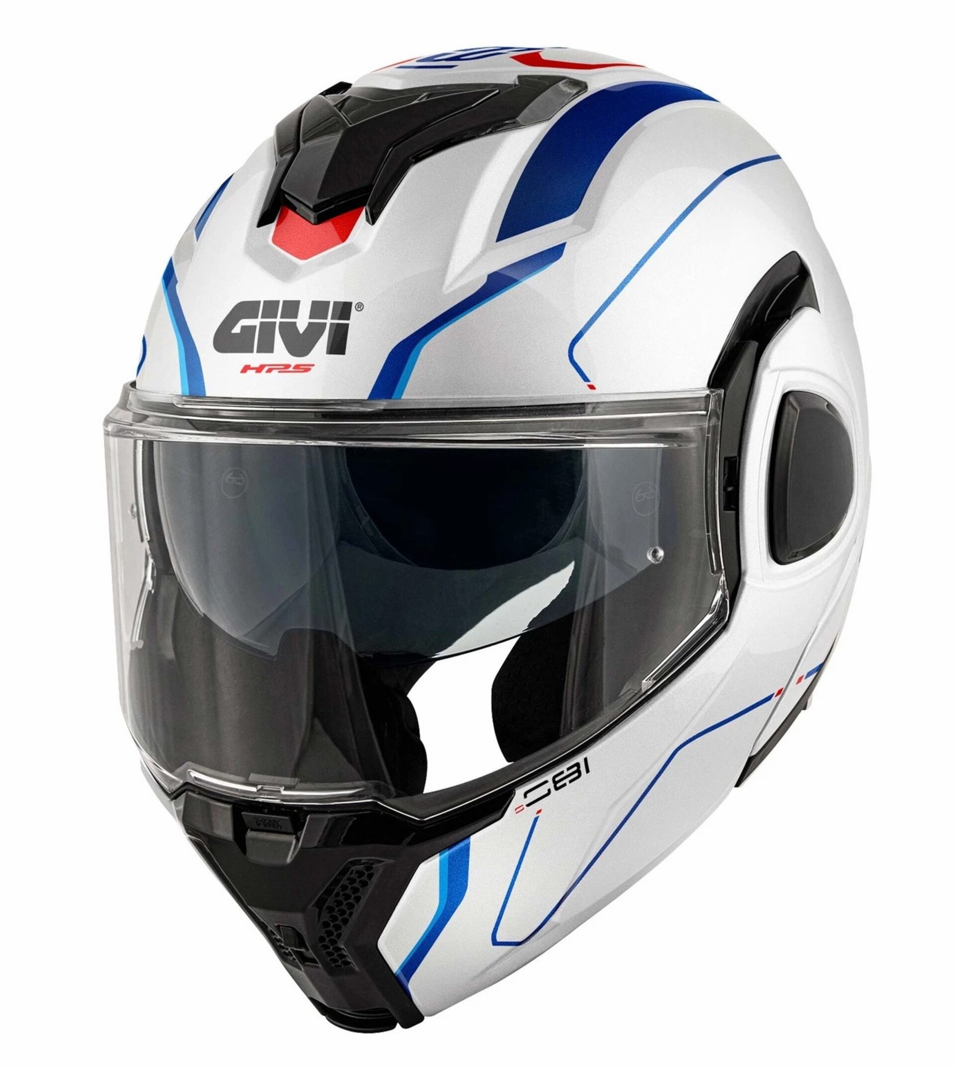 Casco modulare convertibile GIVI newX36 FIBER PULSE Casco modulare in fibra di vetro