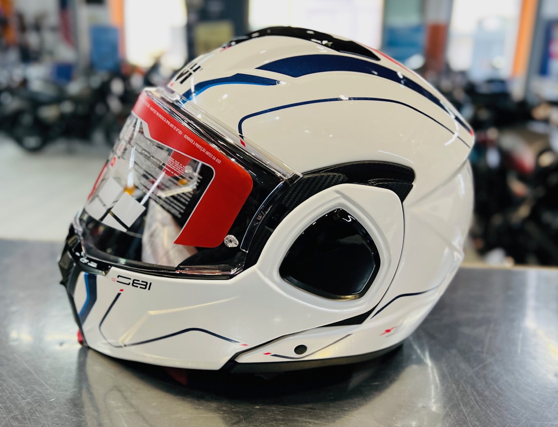 Casco modulare convertibile GIVI newX36 FIBER PULSE Casco modulare in fibra di vetro