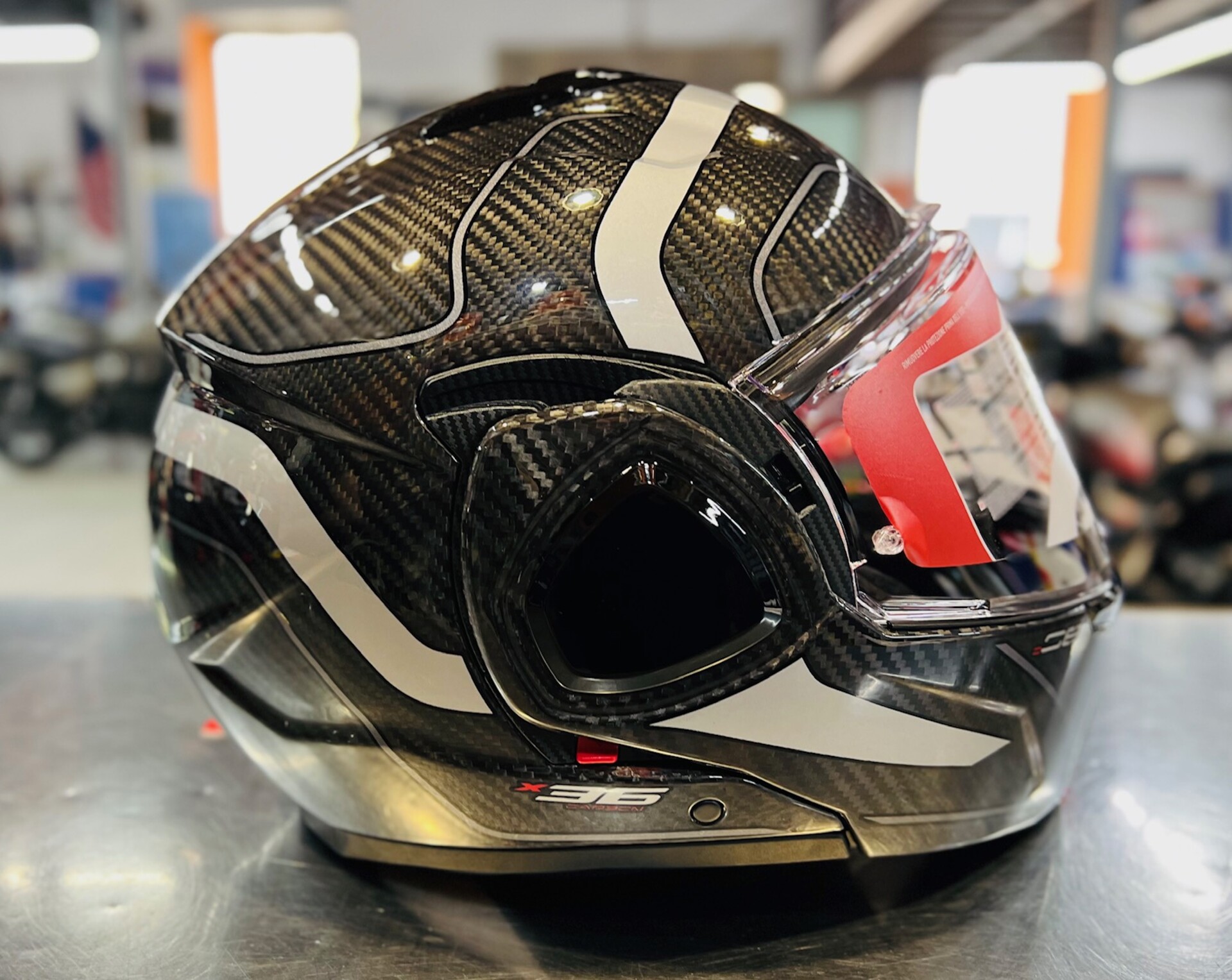 Casco modulare convertibile in carbonio GIVI newX36 CARBON Casco modulare in fibra di carbonio