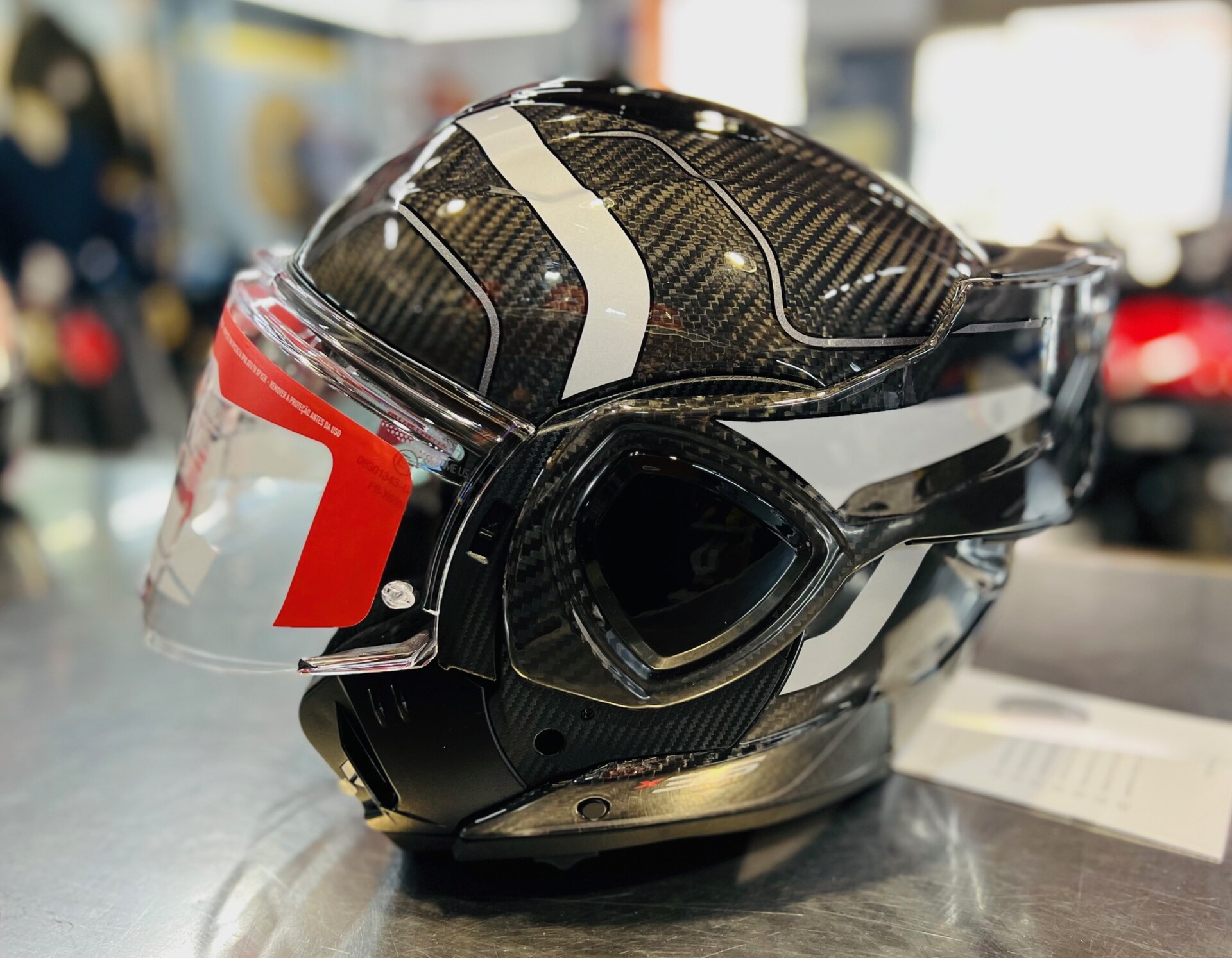 Casco modulare convertibile in carbonio GIVI newX36 CARBON Casco modulare in fibra di carbonio