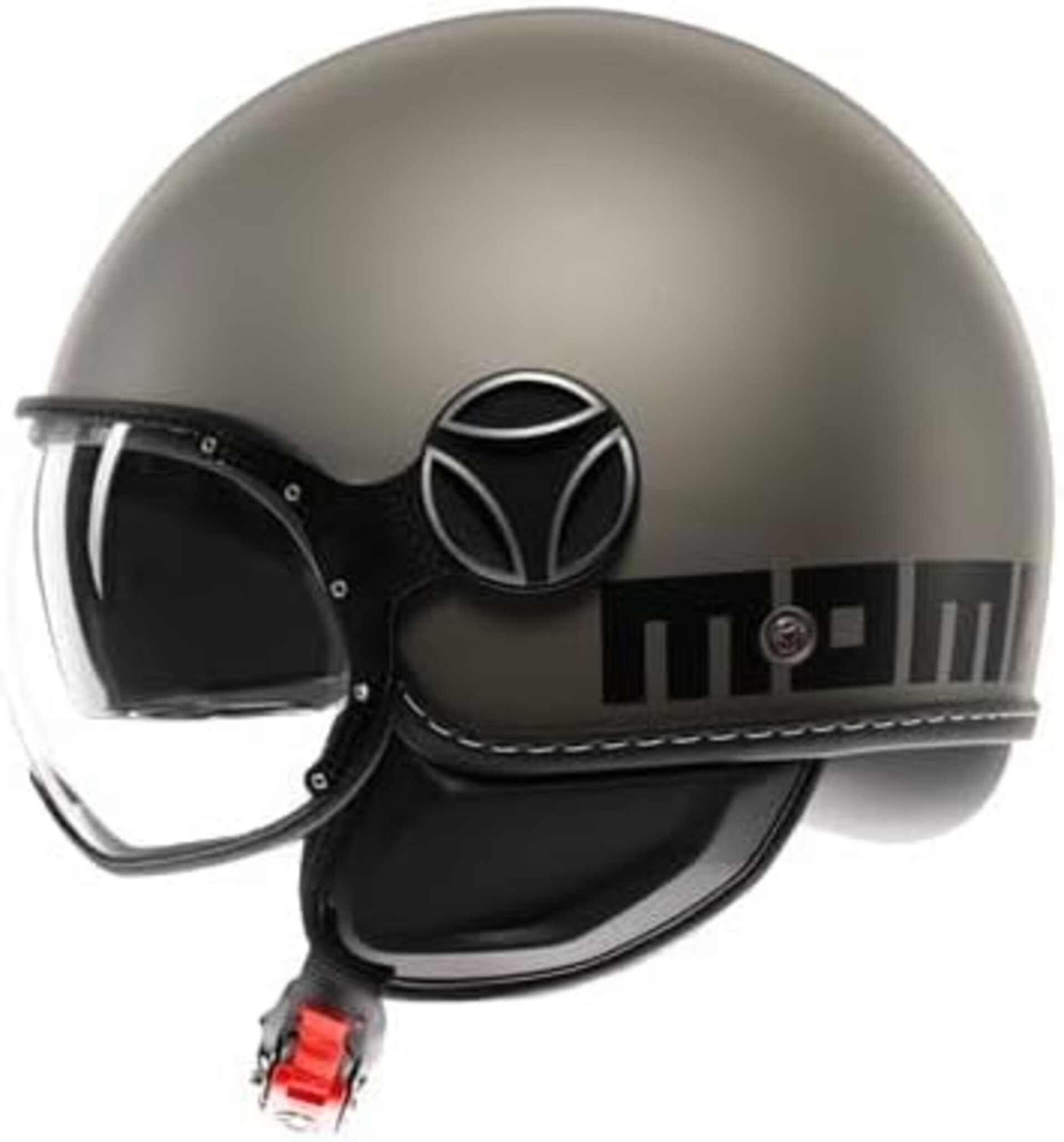 CASCO JET MOMODESIGN MOMODESIGN Casco moto jet FGTR EVO Mono E2206 Titanio opaco / nero