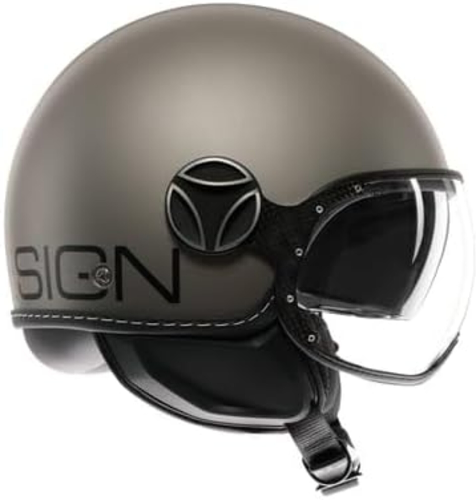 CASCO JET MOMODESIGN MOMODESIGN Casco moto jet FGTR EVO Mono E2206 Titanio opaco / nero