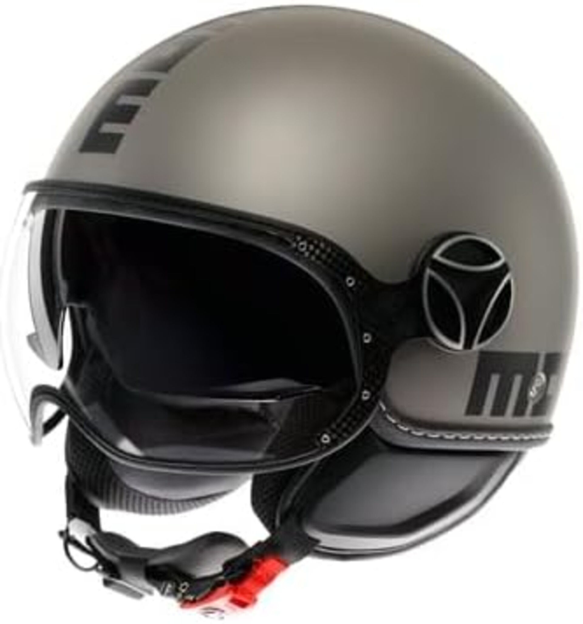 CASCO JET MOMODESIGN MOMODESIGN Casco moto jet FGTR EVO Mono E2206 Titanio opaco / nero