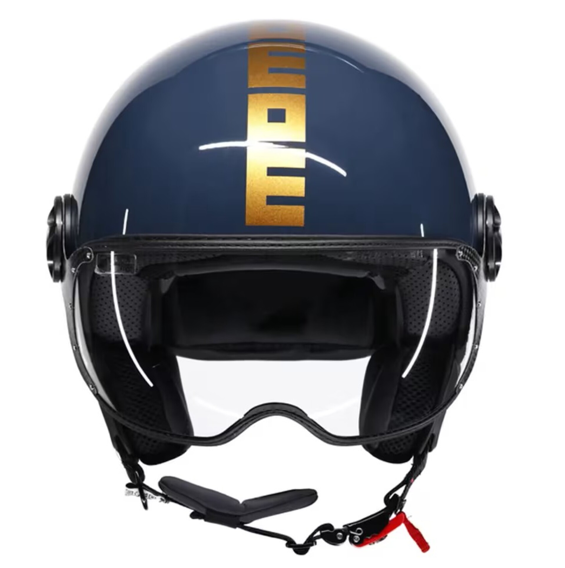 CASCO JET MOMODESIGN MOMODESIGN Casco moto jet FGTR CLASSIC Flip E2206 Oro / Ottone