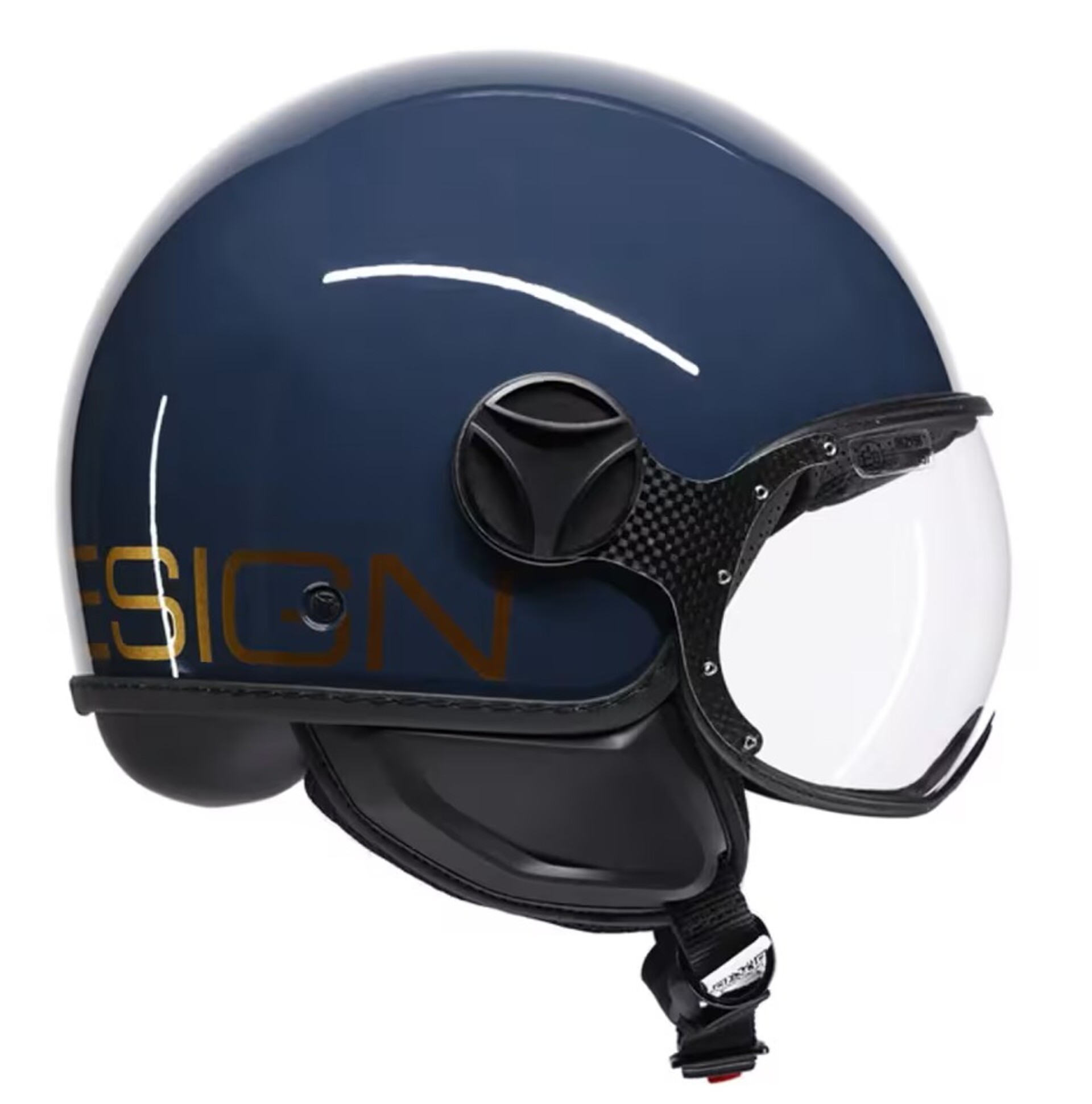 CASCO JET MOMODESIGN MOMODESIGN Casco moto jet FGTR CLASSIC Flip E2206 Oro / Ottone