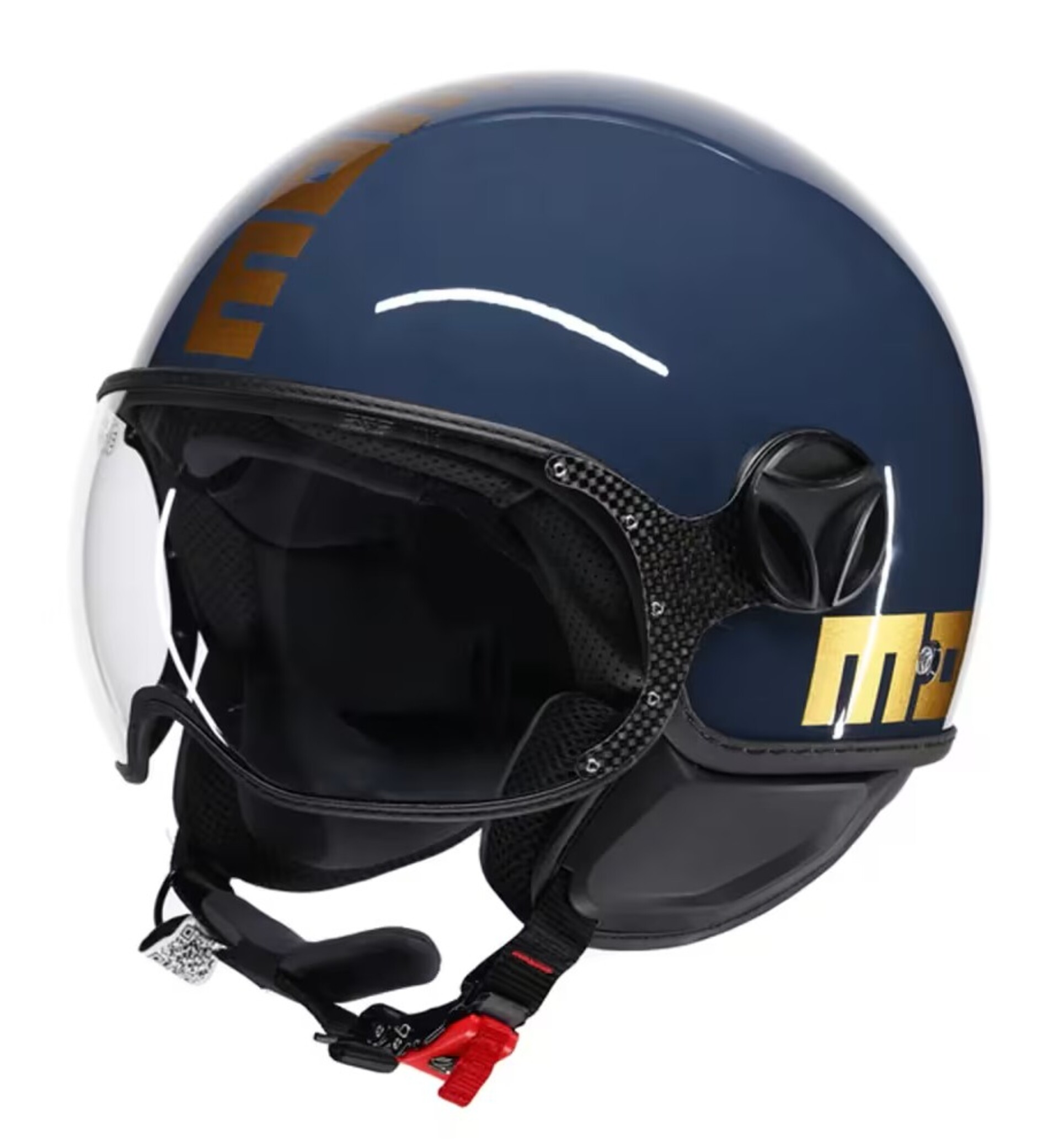 CASCO JET MOMODESIGN MOMODESIGN Casco moto jet FGTR CLASSIC Flip E2206 Oro / Ottone