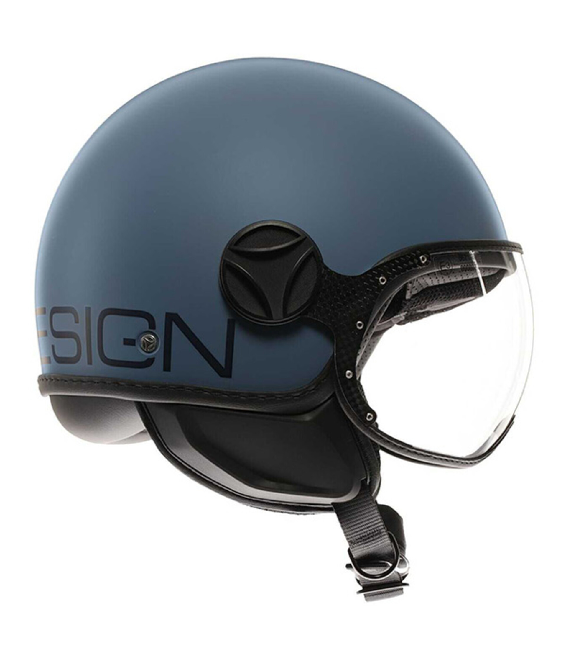 CASCO JET MOMODESIGN MOMODESIGN Casco moto jet FGTR CLASSIC Mono E2206 Blu / blu