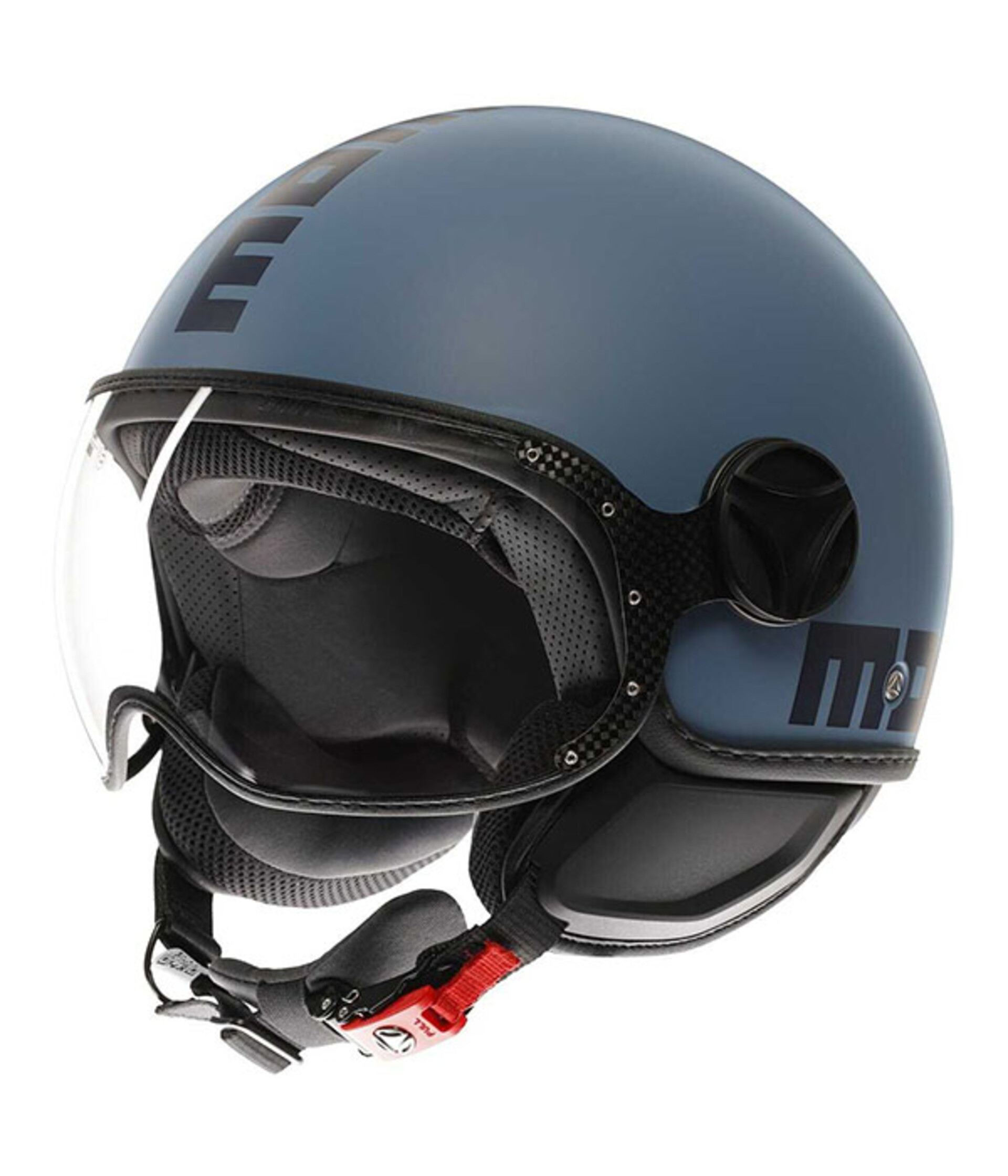 CASCO JET MOMODESIGN MOMODESIGN Casco moto jet FGTR CLASSIC Mono E2206 Blu / blu