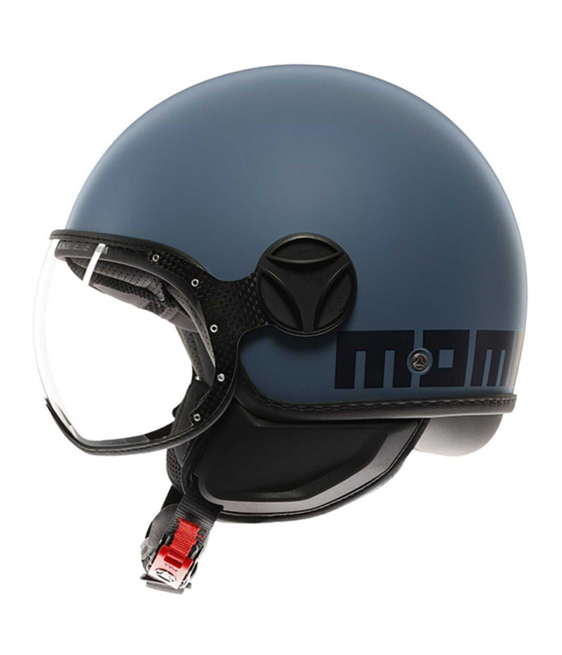 CASCO JET MOMODESIGN MOMODESIGN Casco moto jet FGTR CLASSIC Mono E2206 Blu / blu