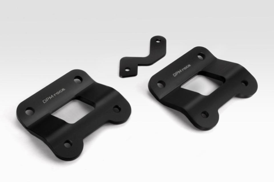 Supporti Pedane Passeggero Kit  Yamaha MT09-FZ09 2017/2020 DE PRETTO MOTO Acciaio Taglio Laser Verniciato a Polvere