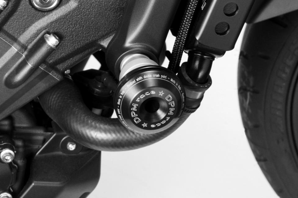 TAMPONI PARAMOTORE IN ALLUMINIO PER MOTO DE PRETTO MOTO Yamaha MT09 TRACER 2017-2019