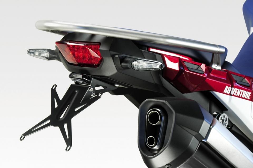Portatarga Kit Targa  Regolabile Honda crf 1000 Africa Twin 2016-19 BASE E ADVENTURE S. de pretto Honda crf 1000 Africa Twin 2016-19