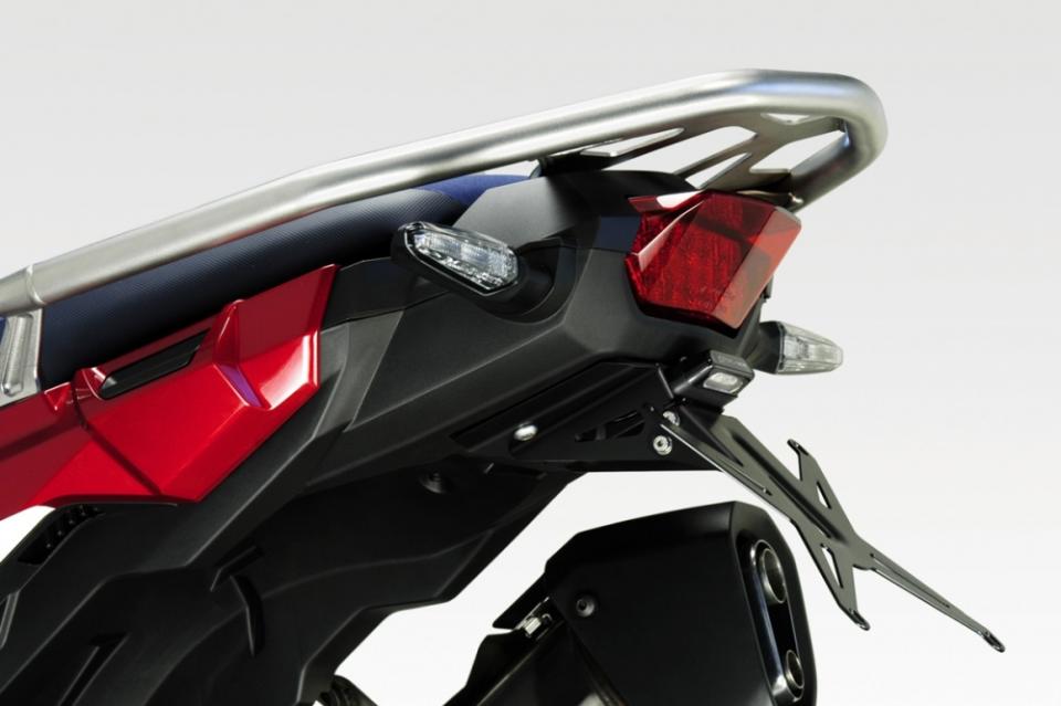 Portatarga Kit Targa  Regolabile Honda crf 1000 Africa Twin 2016-19 BASE E ADVENTURE S. de pretto Honda crf 1000 Africa Twin 2016-19