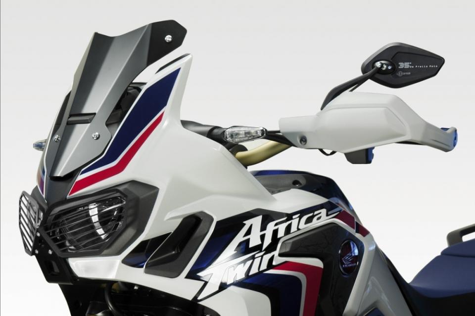 Cupolino Parabrezza In Alluminio  Honda CRF 1000 Africa Twin 2016-2019  EXENTIAL DPM  MOTO Honda CRF 1000 Africa Twin 2016-2019