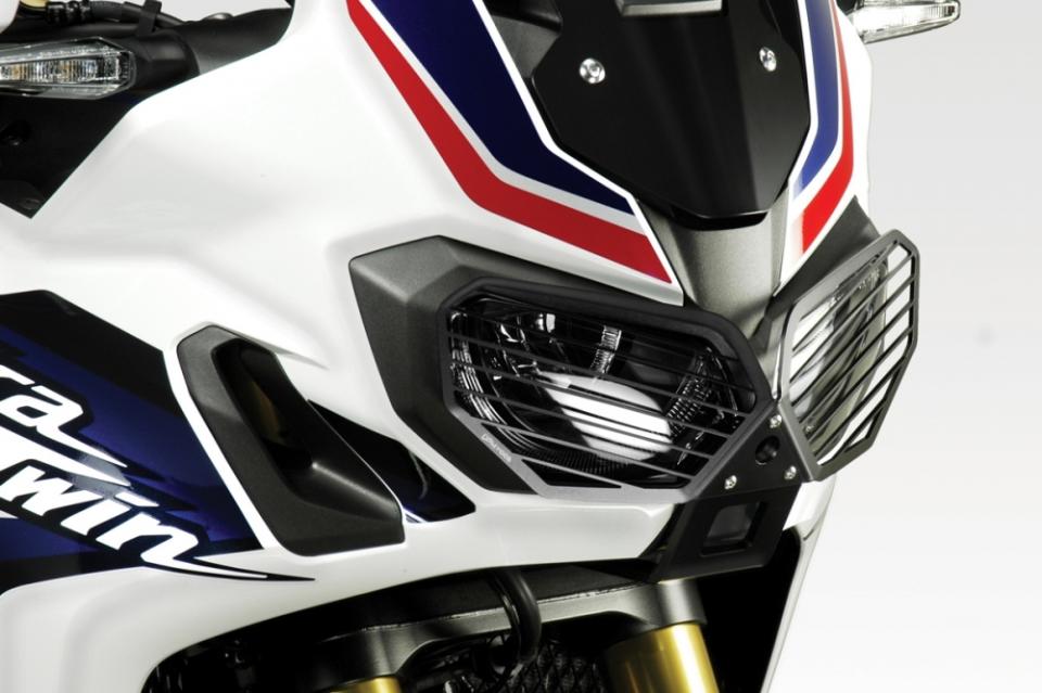 Protezione Griglia  Fari Honda CRF 1000 Africa Twin02016-2019 DE PRETTO MOTO PROTEZIONE GRIGLIA FARI