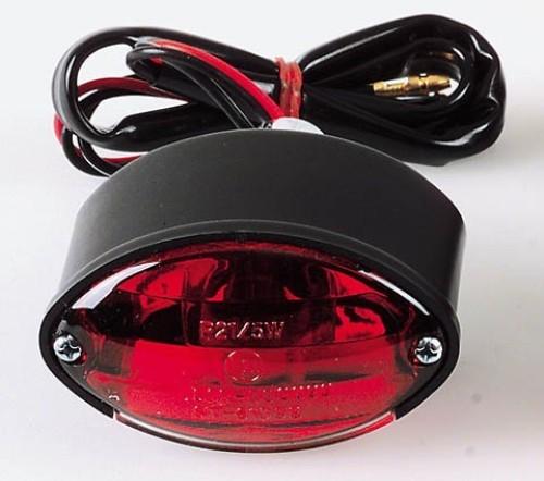 Stop  Faro posteriore universale per moto  modello vintage SHINYO MICRO CAT EYE